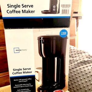 Brand New in Box Mainstays Duel Brew Single Serve Coffee Machine